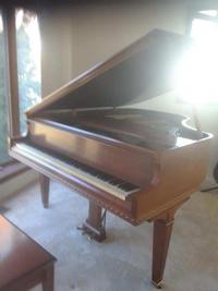 Baby grand piano being donated to the Richmond Library